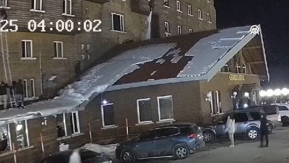 Kartalkaya'daki faciadan yeni görüntüler: Yangın başladığı an panik halinde kaçtılar - 2