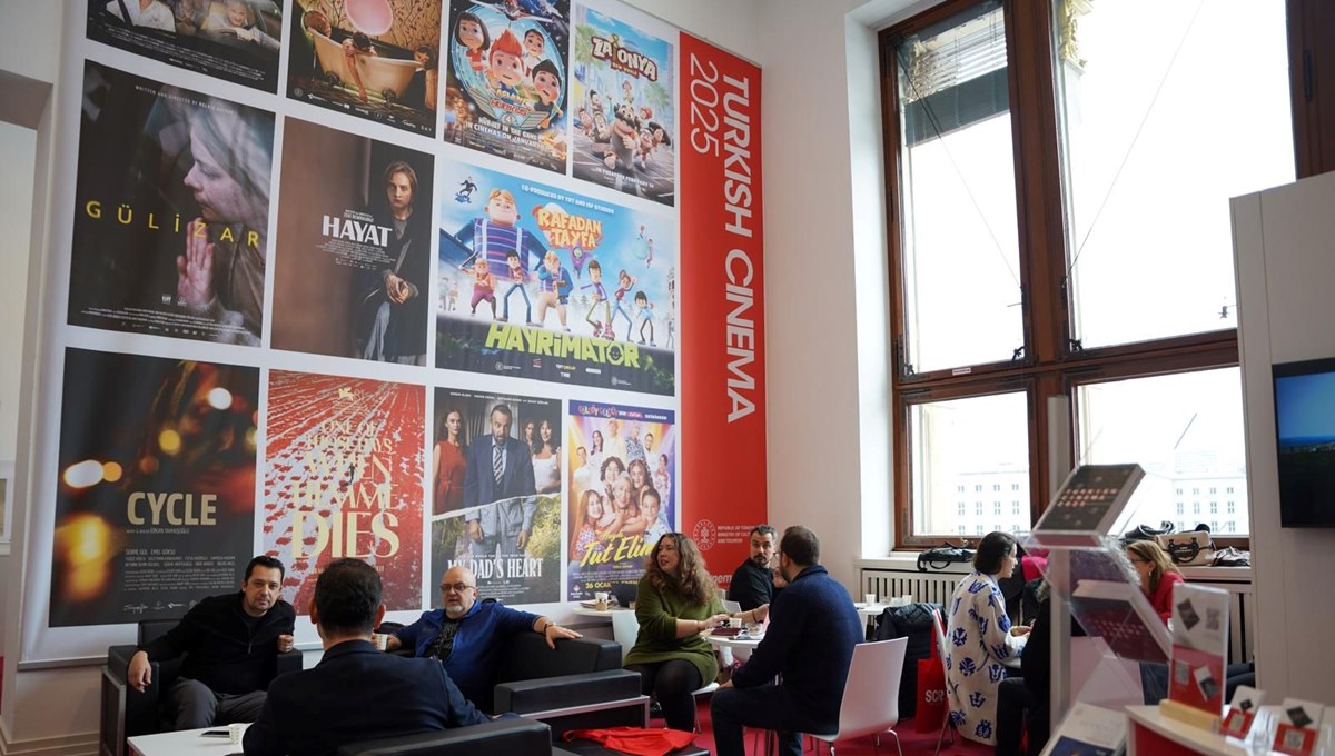 Berlin Film Festivali'ndeki Türkiye standına yoğun ilgi