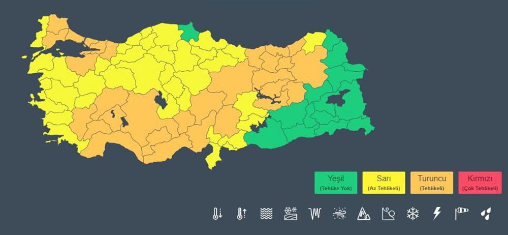 Meteoroloji'den 66 il için uyarı: Marmara'da fırtına bekleniyor (Bugün hava nasıl olacak?) - 5