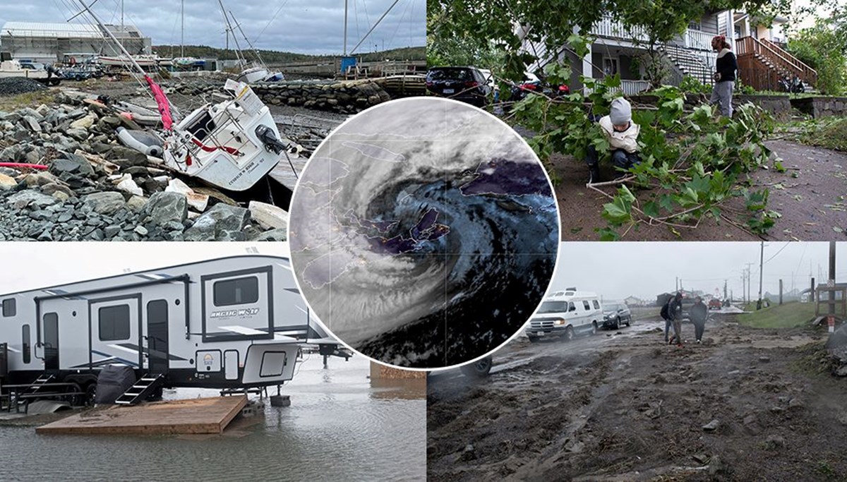 Fiona Kasırgası, Kanada kıyılarını vurdu