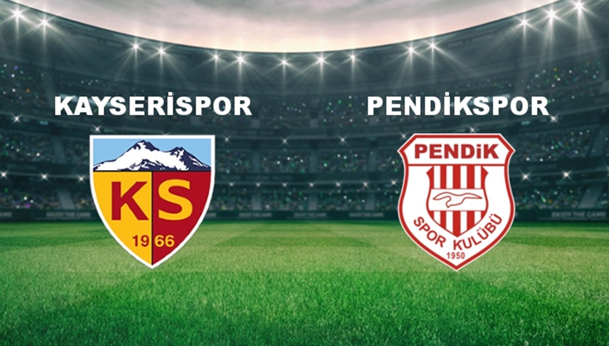 Kayserispor - Pendikspor Maçı Ne Zaman? Kayserispor - Pendikspor Maçı Hangi Kanalda Canlı Yayınlanacak?