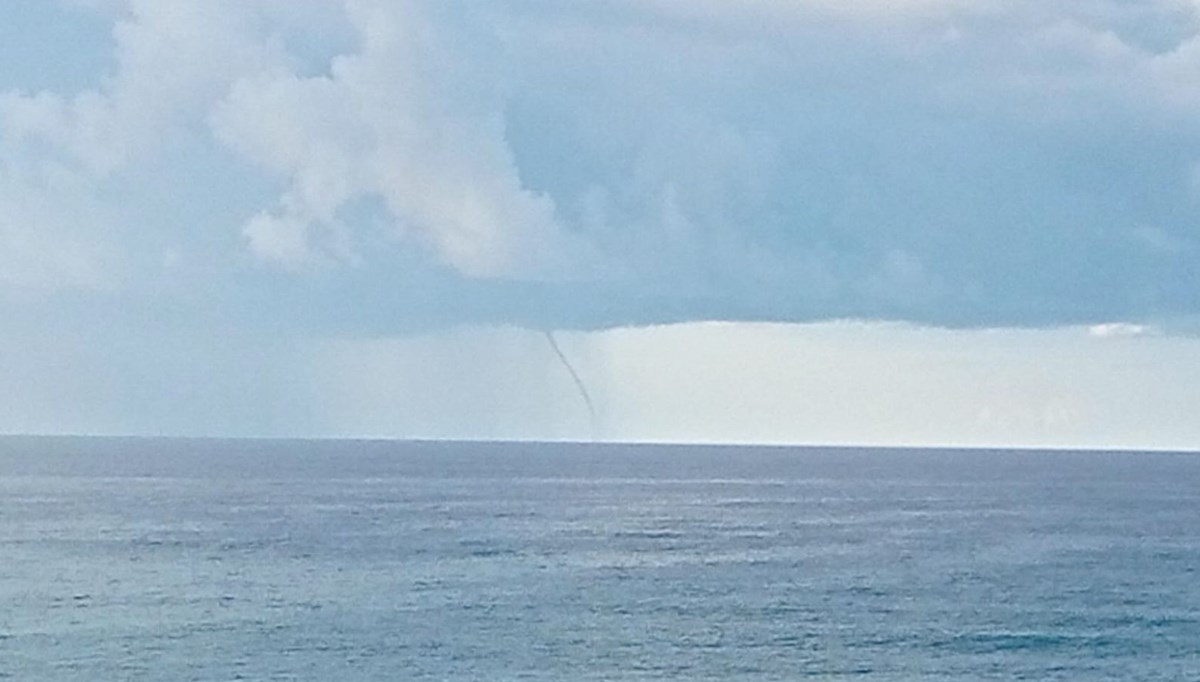 Alanya'da yağış sonrası hortum