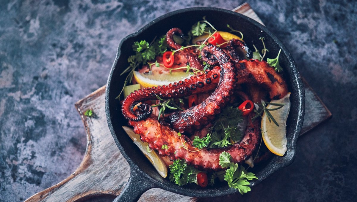 Ahtapot salatası tarifi