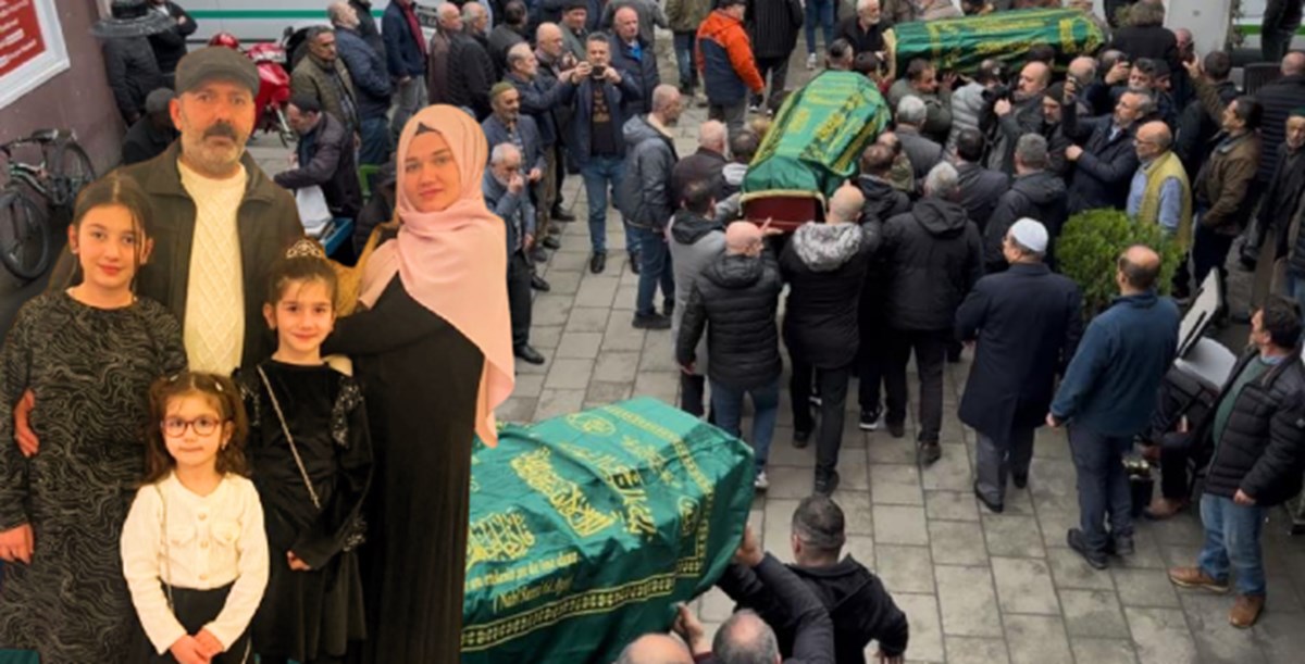 Fransa'da ölen kardeşlere Rize'de veda Fransa'da ölen kardeşlere Rize'de veda
