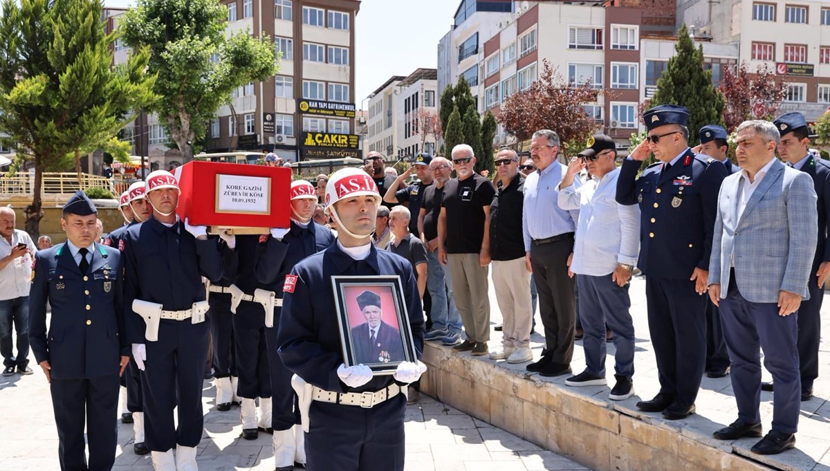 Amasya'da Kore gazisi son yolculuğuna uğurlandı