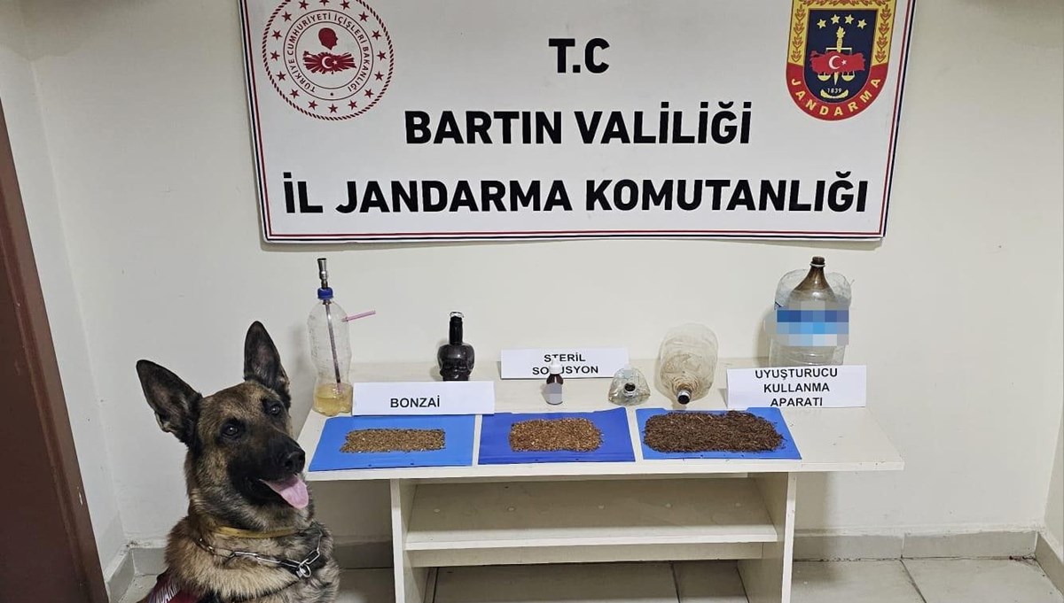 Bartın'da uyuşturucu operasyonu