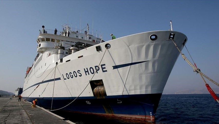 Dünyanın en büyük yüzen kütüphanesi "Logos Hope" Ürdün'de