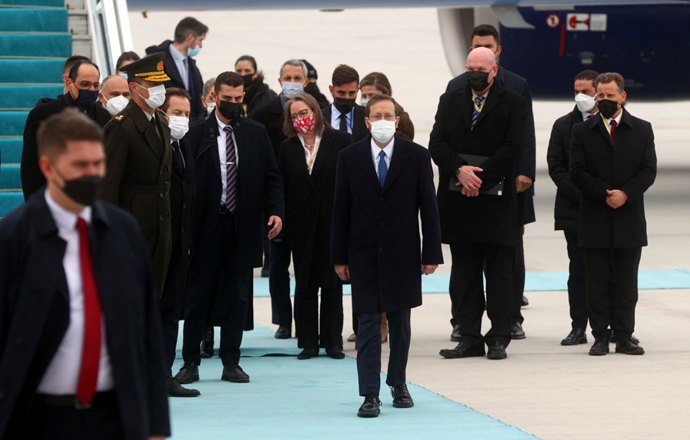 İsrail Cumhurbaşkanı Isaac Herzog Ankara'ya geldi - 16