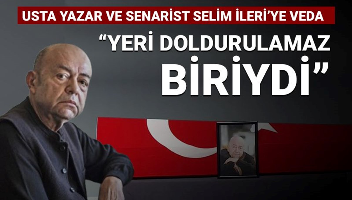 Usta yazar ve senarist Selim İleri'ye veda: AKM'de tören düzenlendi