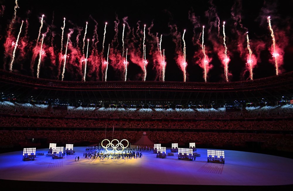 2020 Tokyo Olimpiyatları görkemli açılış töreniyle başladı - 55