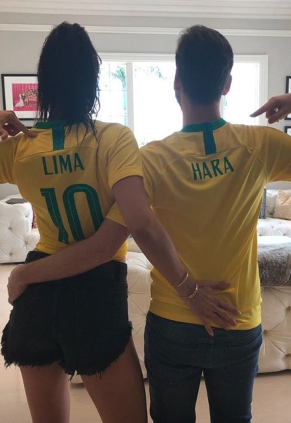 Adriana Lima ile Metin Hara'nın Dünya Kupası coşkusu - 1