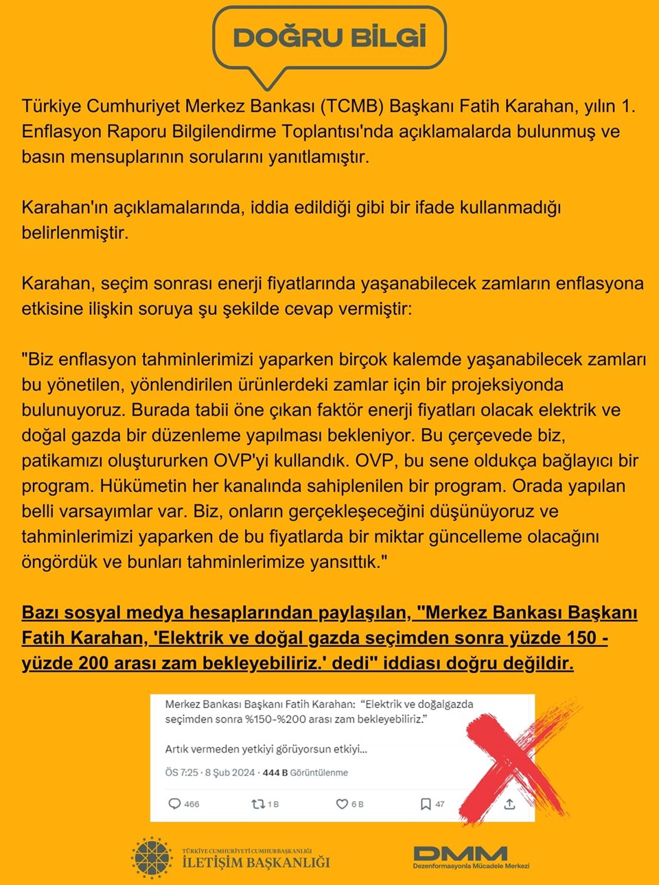 Dezenformasyonla Mücadele Merkezi'nden elektrik ve doğalgaza zam açıklaması - Son Dakika Türkiye Haberleri | NTV Haber