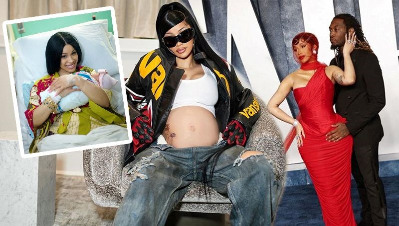 Boşanma aşamasındaki Cardi B üçüncü kez anne oldu