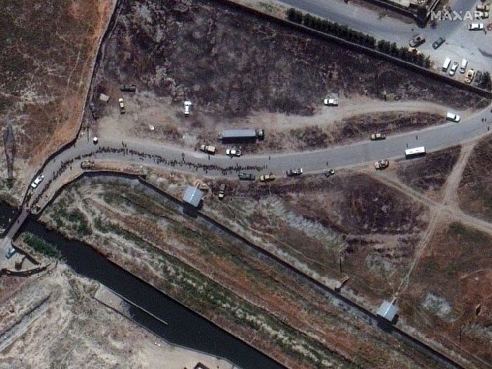 Kabil Havalimanı’ndaki kalabalık uydu görüntülerine yansıdı - 2