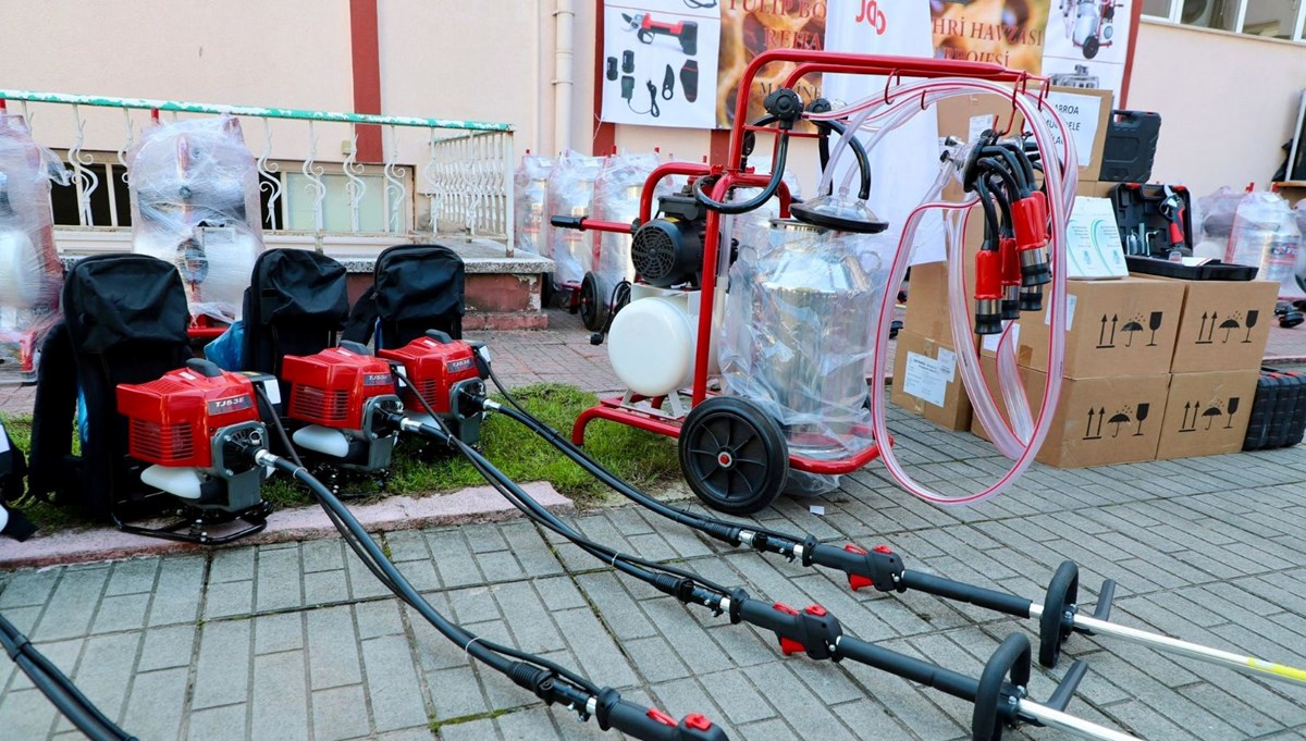 Üreticiye makine ve ekipman desteği