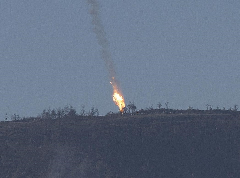 Rus savaş uçağı sınırı ihlal etti, Türk F-16'lar düşürdü - 5