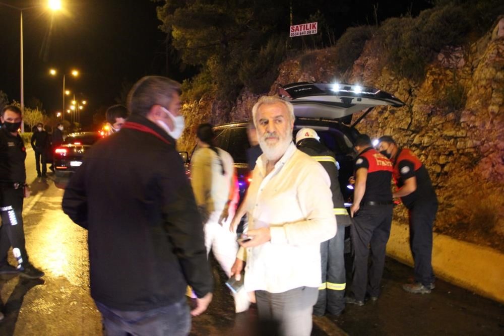 Bodrum'da eski vekilin kullandığı cipte yangın çıktı - 1