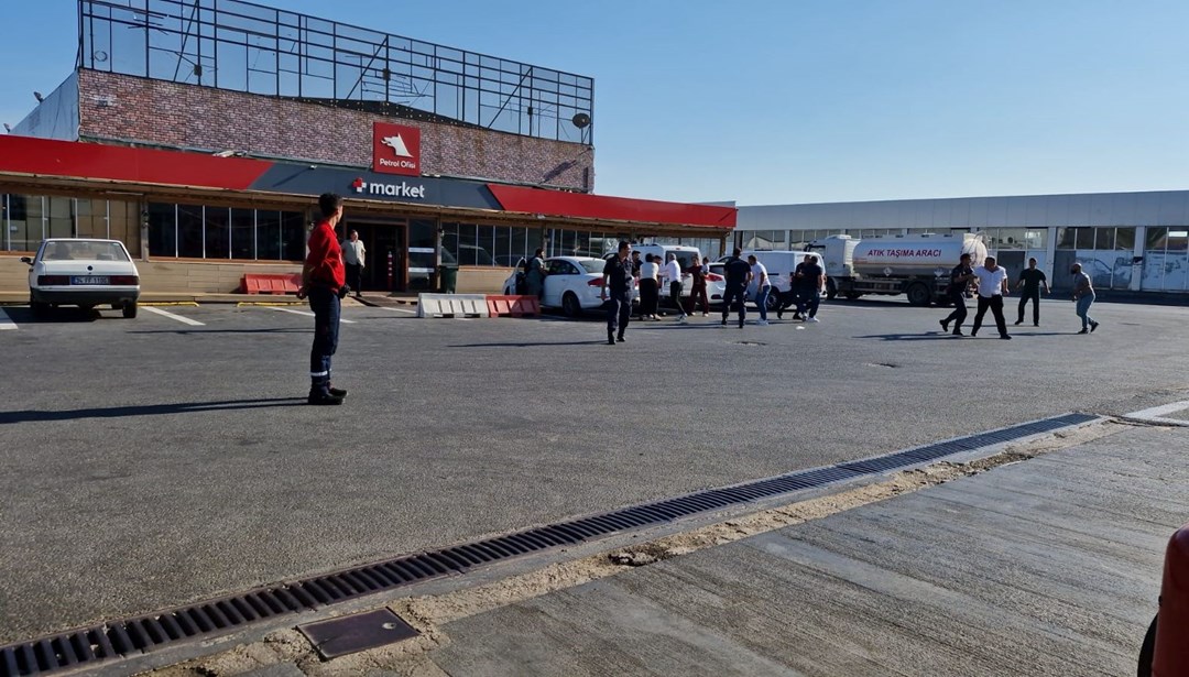 Omuz atma kavgası: İki aile akaryakıt istasyonunu birbirine kattı