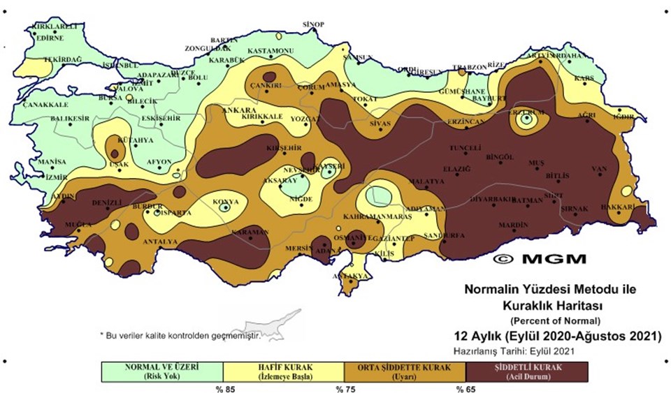 Meteoroloji'den Ağustos raporu: Şiddetli kuraklık yaşandı - 1