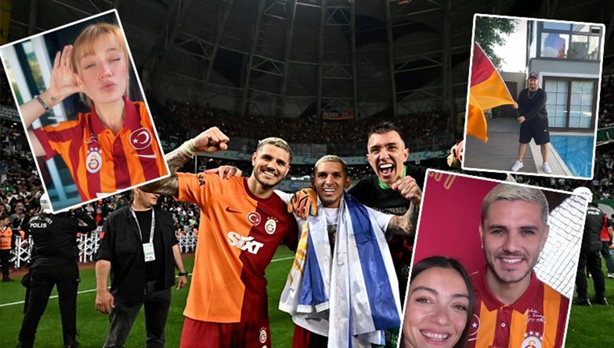Ünlü isimler Galatasaray'ı şampiyonluğunu böyle kutladı!