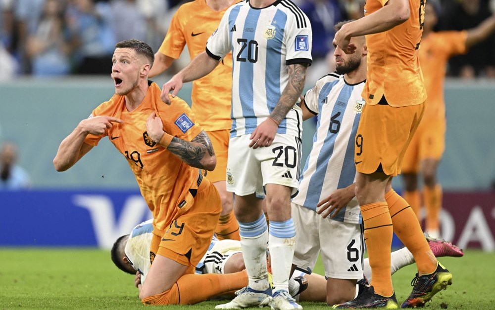 Arjantin'in Hollanda'yı elediği maçta tepki çeken kare - 9