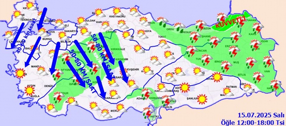 Ülke genelinde sağanak yağışı uyarısı - 2