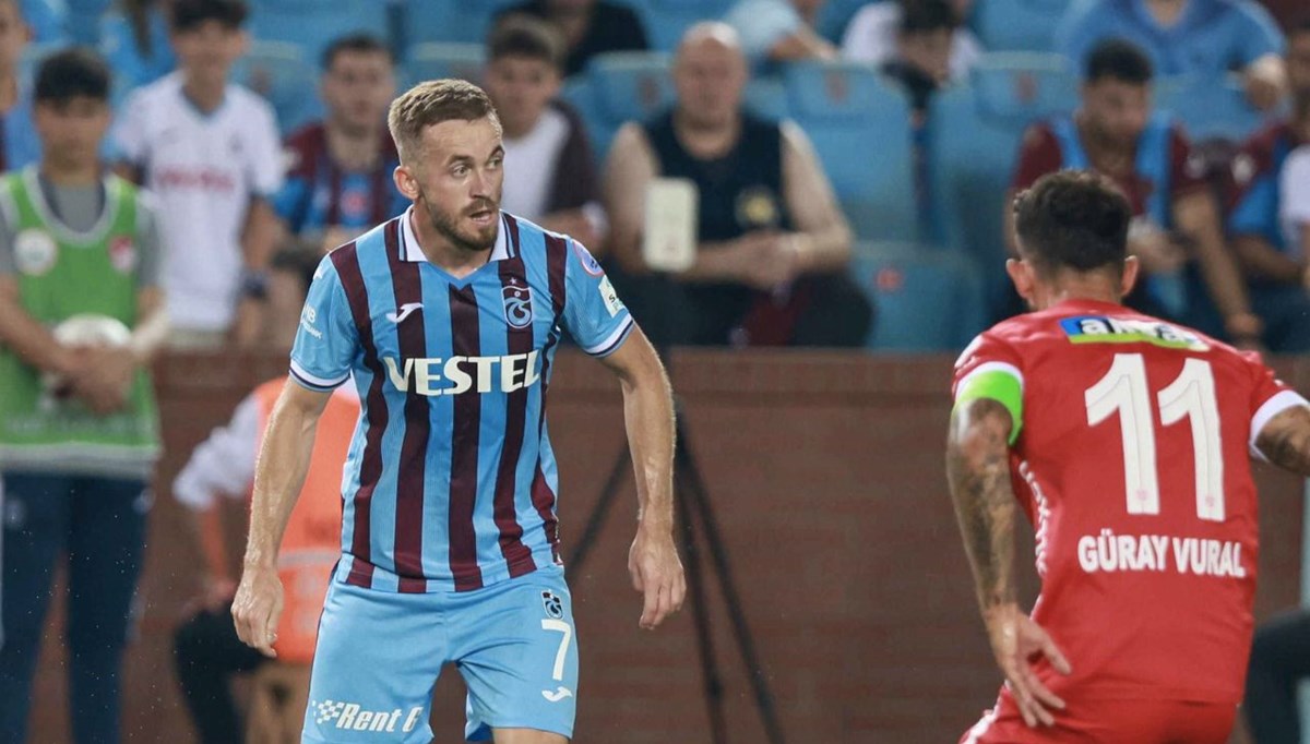 Trabzonspor'da Visca şanssızlığını geride bıraktı