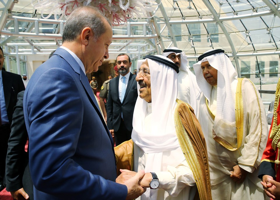 Cumhurbaşkanı Erdoğan'ı Katar Emiri karşıladı - 1