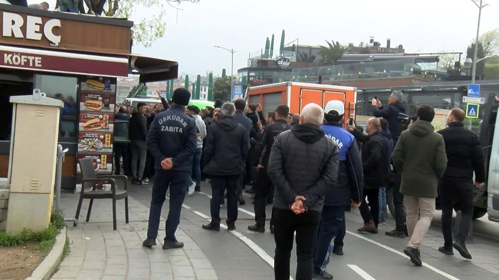 Üsküdar'da yıkımı silahıyla engelledi - 2