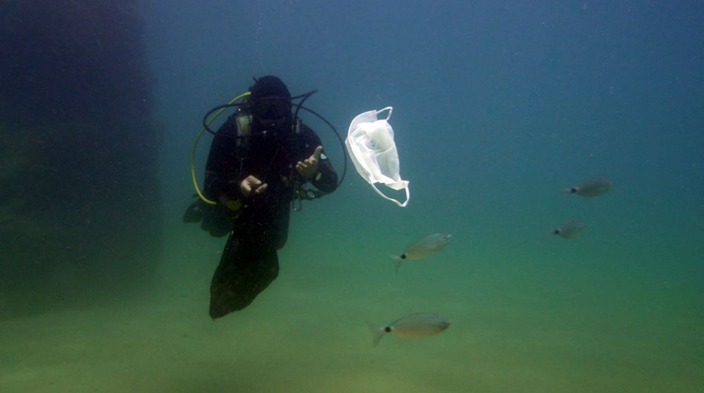 Su altında 'maske ve eldiven' kirliliği - 2