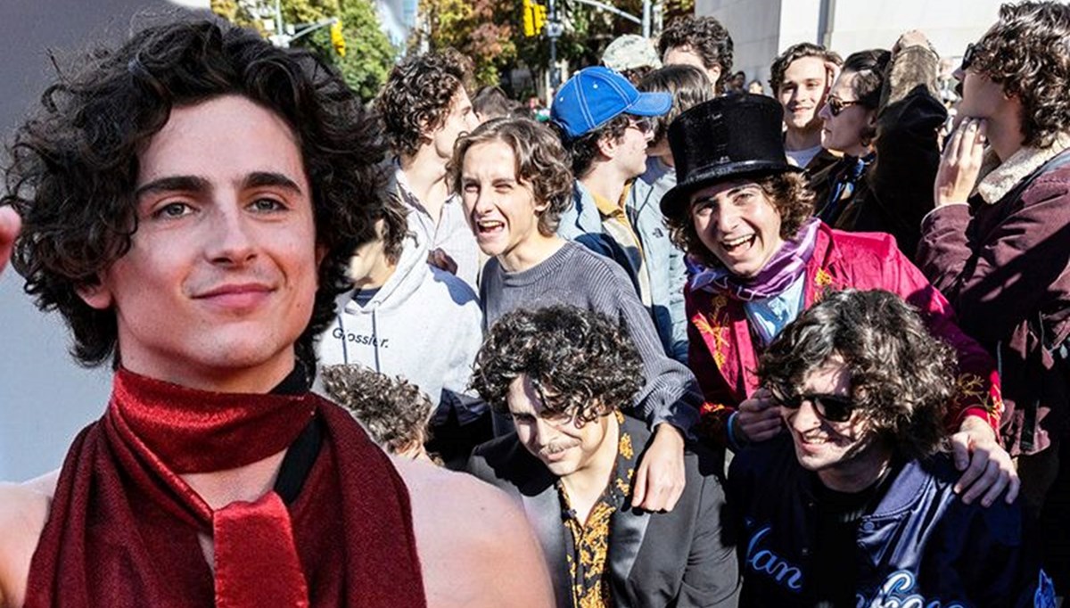 Herkes ona benzemek için sıraya girdi: Timothee Chalamet'e büyük ilgi