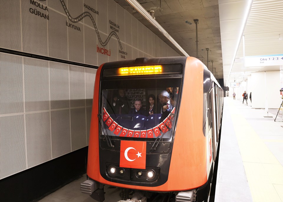 Bakırköy-Kirazlı metrosu açıldı | Cumhurbaşkanı Erdoğan: 5 yıl geçti İBB yönetimi kaç metro hattı yaptı? - 3