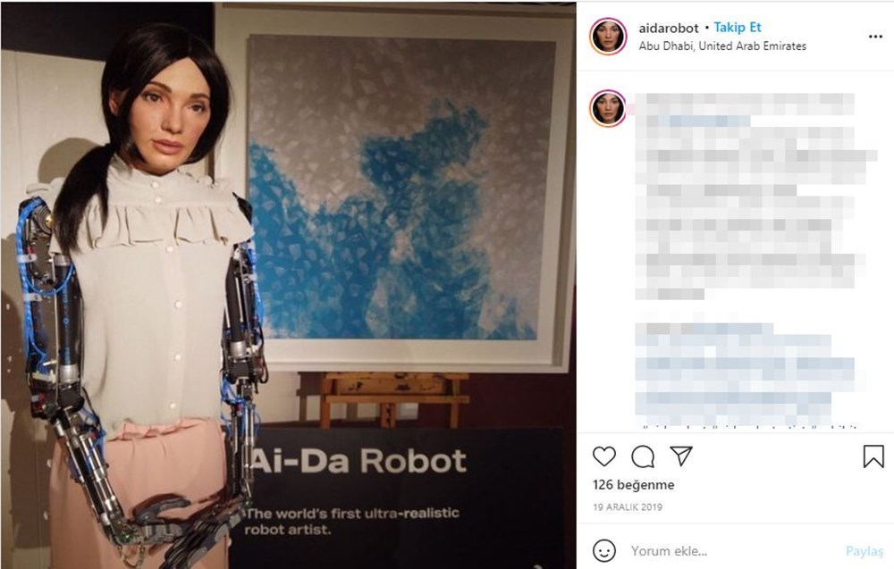 Robot Ai-Da’dan otoportre sergisi - 10
