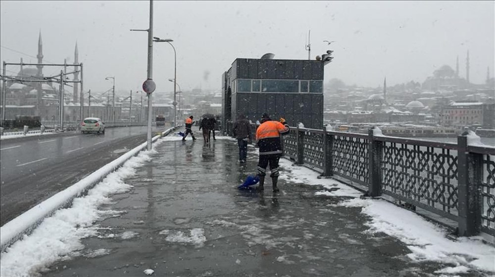 İstanbul'da kar yağışı başladı (Meteorolojiden sarı kodlu uyarı) - 6