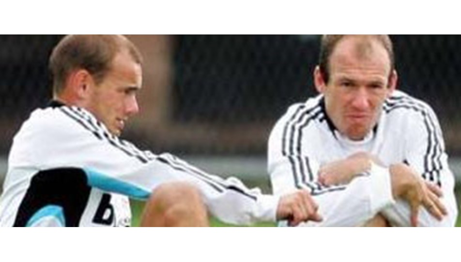 Robben Bayern'de Sneijder Inter'de