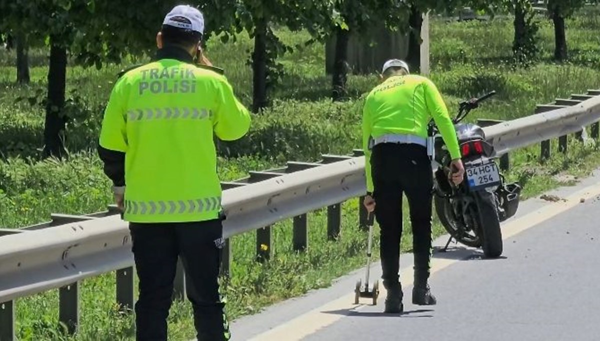 Trafikteki makas can aldı