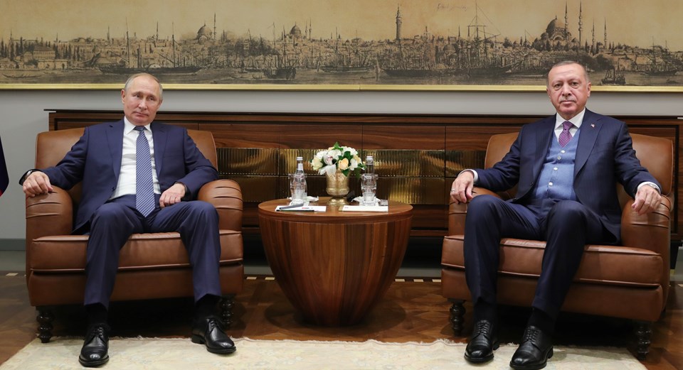 Cumhurbaşkanı Erdoğan ile Putin yeniden bir araya geldi - 1