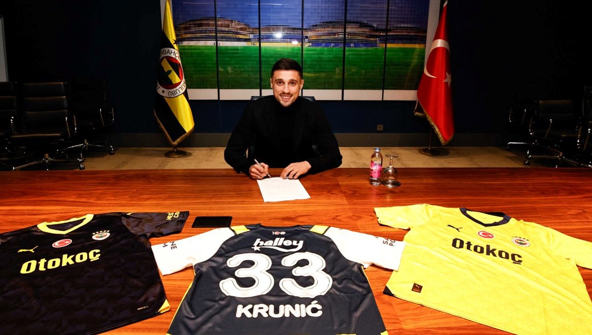 Rade Krunic resmen Fenerbahçe'de (Ara transfer dönemi resmileşen transferler)