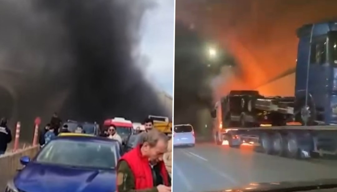 Sabiha Gökçen Havalimanı Tüneli'nde çıkan yangın söndürüldü