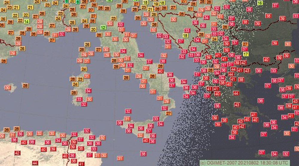Güney Avrupa aşırı sıcaklarla mücadele ediyor: 45 dereceye
ulaştı - 10