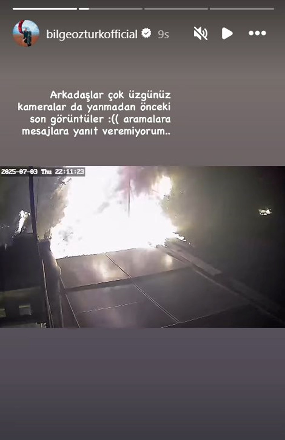 Bilge Öztürk'ün sörf okulu yandı: Çok üzgünüz - 3