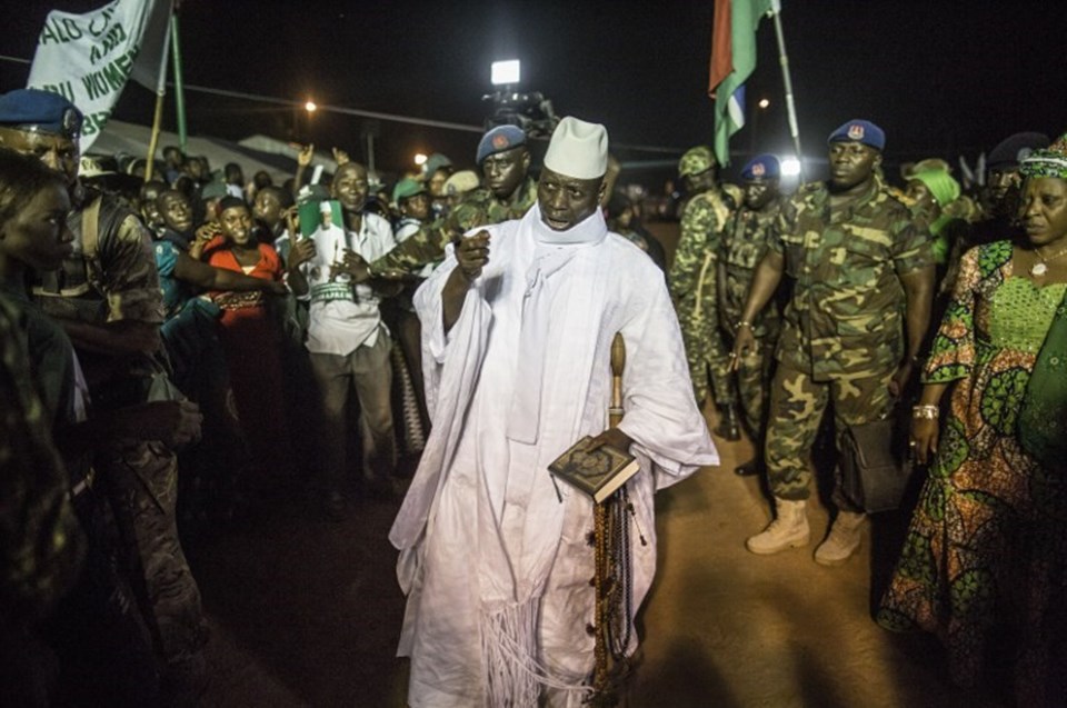 Jammeh, Gambiya'yı terk etti - 1