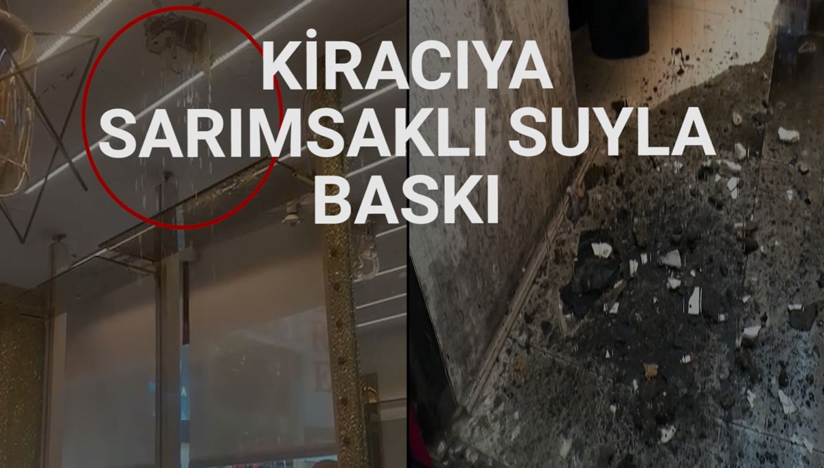 Kiracısını çıkarabilmek için tavanı deldi, sarımsaklı su döktü Kiracısını çıkarabilmek için tavanı deldi, sarımsaklı su döktü