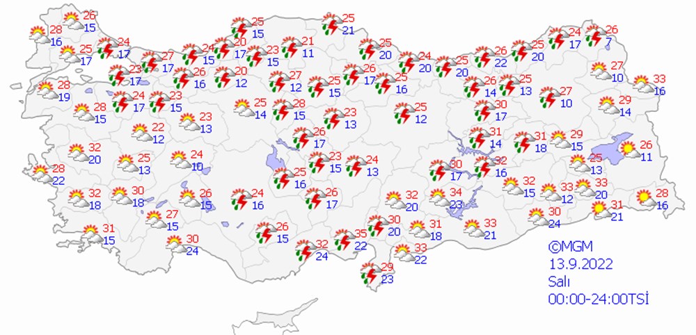 Meteoroloji uyardı: Şiddetli ve ani yağışlar geri dönüyor (Bugün hava nasıl olacak?) - 6