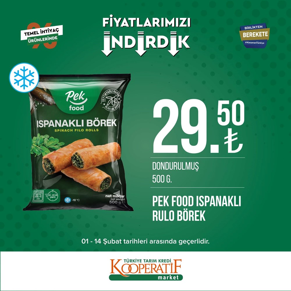 Tarım Kredi Kooperatif Market güncel indirimli ürünler listesini paylaştı Tarım Kredi Kooperatif Market yeni indirimli ürünler listesi belli oldu (1-14 Şubat güncel indirimli ürünler kataloğu) - 23