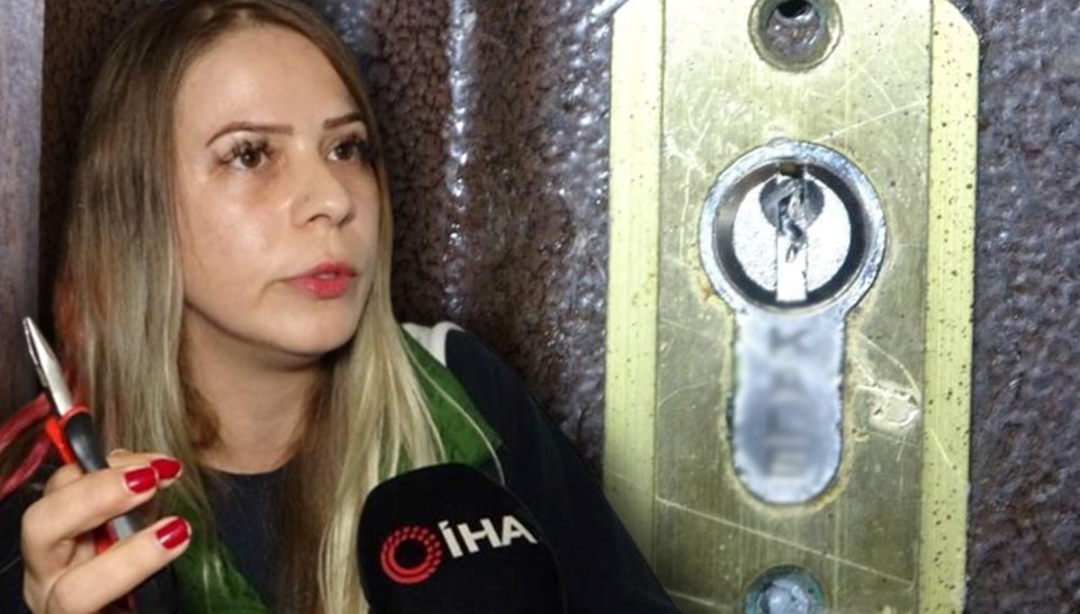 Kiracıları eve girmesin diye kapıya yapıştırıcı sürdü | “Çantamda kargaburun taşıyorum”