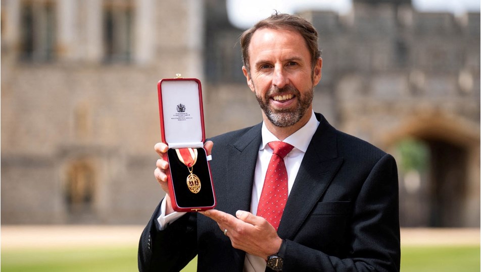 Gareth Southgate'e şövalye ünvanı verildi!