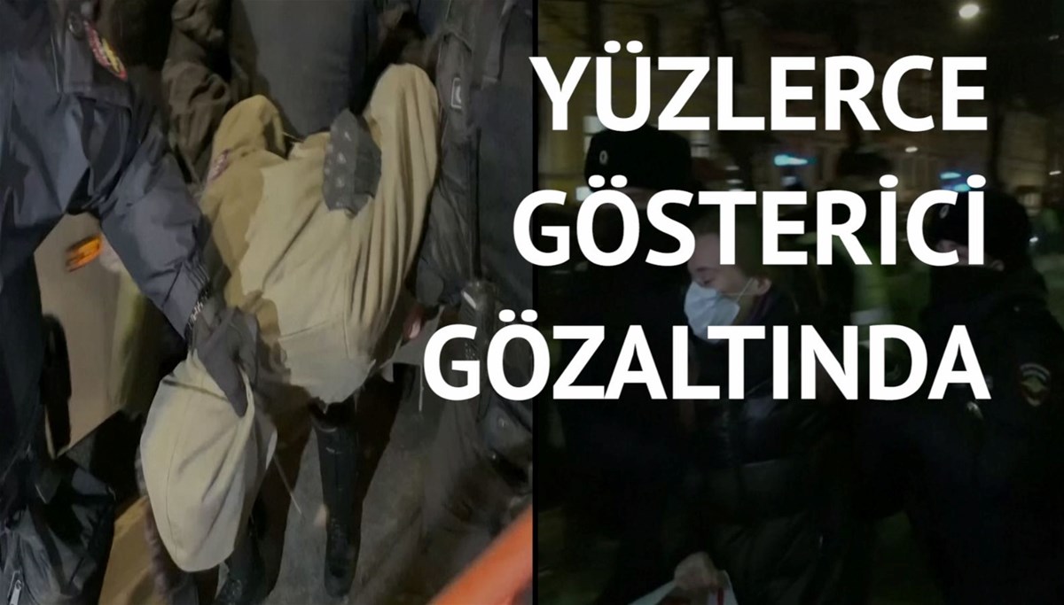 Rusya’da barış için sokağa çıkan yüzlerce gösterici gözaltında