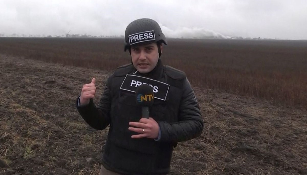 NTV ekibi vurulan radar üssünde