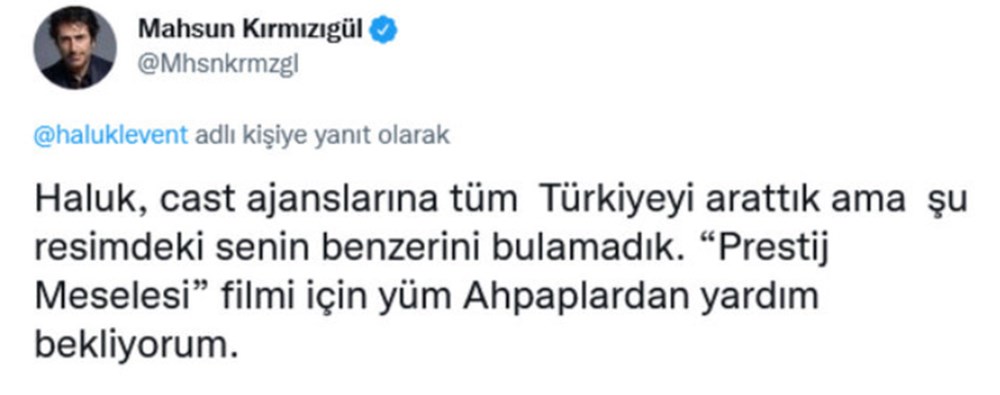 Mahsun Kırmızıgül yeni filmi için Haluk Levent'in benzerini arıyor - 4